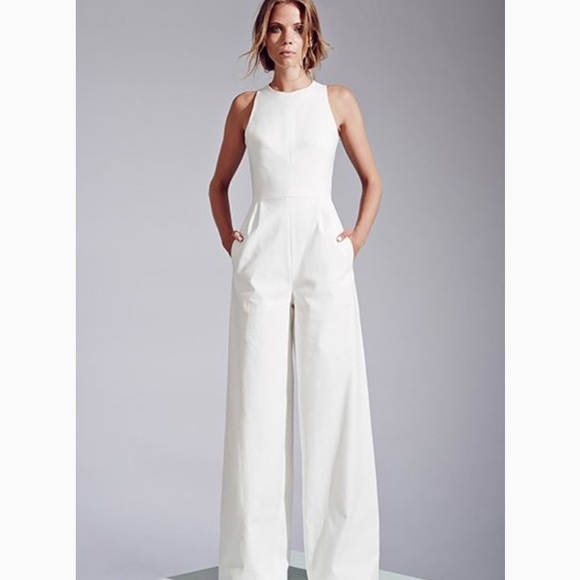 banana republic white romper